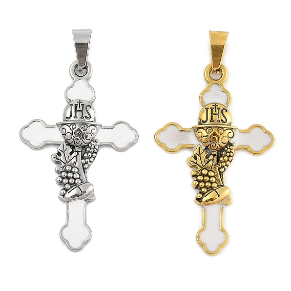 304 нержавеющей стальной эмали подвески, крестик для первого причастия