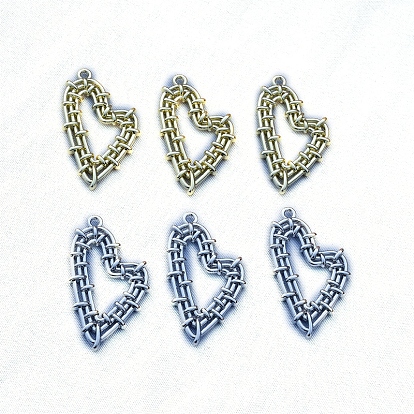 Подвески из сплава , сердце прелести