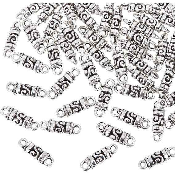 50 шт. подвески из сплава в тибетском стиле, колонка