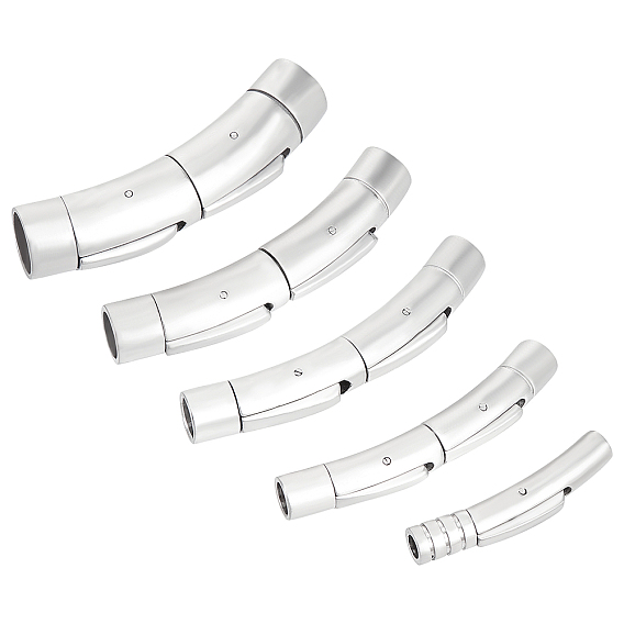 Штыковые застежками из нержавеющей стали, матовые