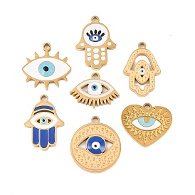 304 нержавеющей стальной эмали подвески, золотые