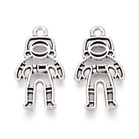 Сплавочные подвески тибетского стиля, астронавт, без кадмия и без свинца