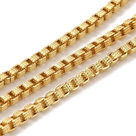 Rack Plating Brass Chains, Long-Lasting, Lead Free & Cadmium Free