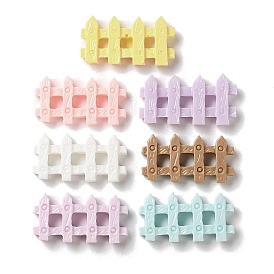 Непрозрачные кабошоны из смолы, забор