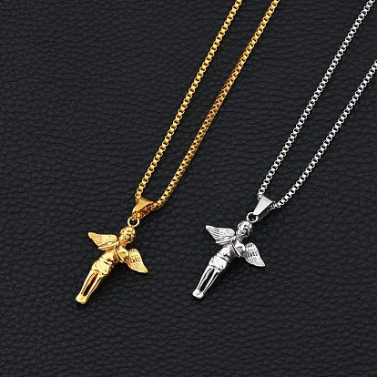 Ангел 304 подвеска из нержавеющей стали ожерелья