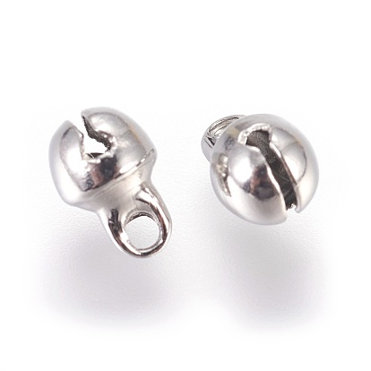 304 Stainless Steel Charms, Bell