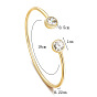 Стильный и универсальный женский браслет из циркония – простой, но элегантный дизайн