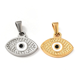 Вакуумное покрытие pvd 304 подвески из нержавеющей стали, с эмалью, злые глаза