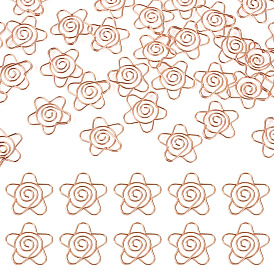 Flower Iron Paper Clips