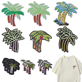 Компьютеризированная вышивка тканью утюжок на / шить на заплатках, аксессуары для костюма, аппликация, дерево