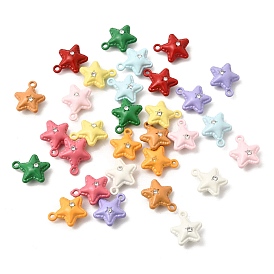 Кулоны с горным хрусталем, звезды прелести, без кадмия, без никеля и без свинца