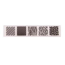Transparent Plastic Embossing Template Folders, For DIY Scrapbooking/Photo Album Decorative/Embossed Paper, Stamp Sheets, Black