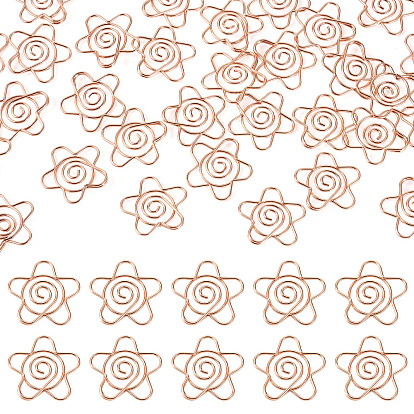 Flower Iron Paper Clips
