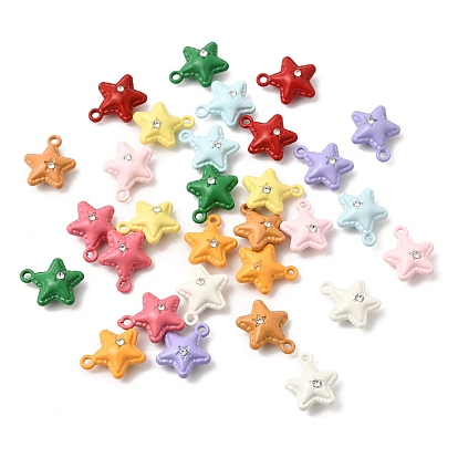 Кулоны с горным хрусталем, звезды прелести, без кадмия, без никеля и без свинца