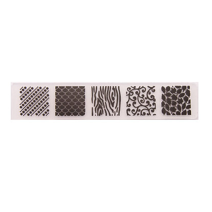 Transparent Plastic Embossing Template Folders, For DIY Scrapbooking/Photo Album Decorative/Embossed Paper, Stamp Sheets, Black