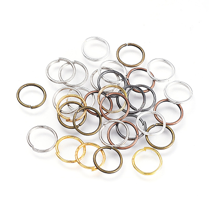 Iron Open Jump Rings, Round