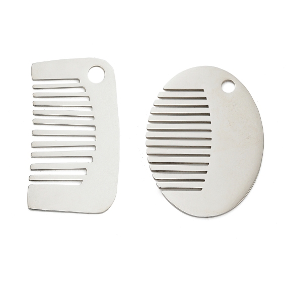 201 подвески из нержавеющей стали, гребень амулеты, анти-тускнение