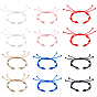12pcs 6 couleurs fils de nylon fabrication de bracelets