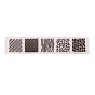 Transparent Plastic Embossing Template Folders, For DIY Scrapbooking/Photo Album Decorative/Embossed Paper, Stamp Sheets, Black