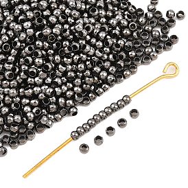 Зажимные бусины из латуни, без кадмия и без свинца, рондель