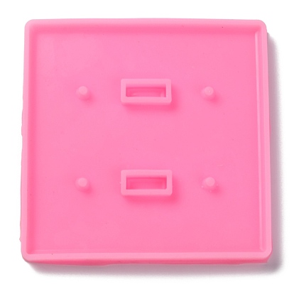 Rectangle Socket Panel Silicone Mould, Resin Casting Molds, For UV Resin, Epoxy Resin Craft Making