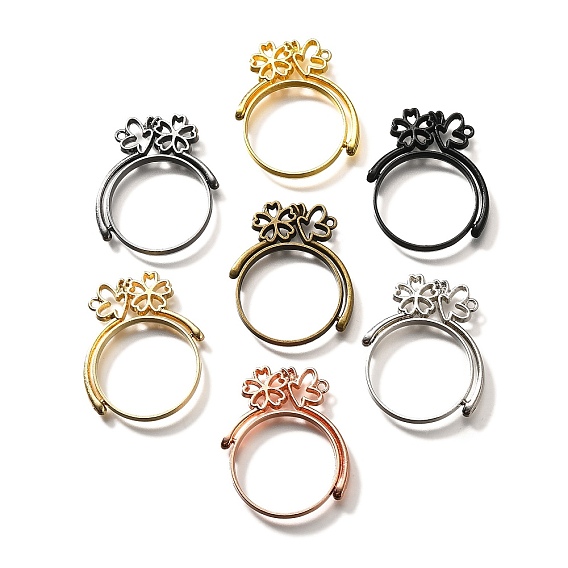 Подвесные подвески из сплава, для diy уф смолы, эпоксидная смола, без кадмия, без никеля и без свинца, плоские круглые с цветком