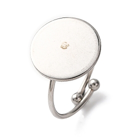 304 компоненты манжетного кольца из нержавеющей стали, простые настройки кольца пэда, плоско-круглые