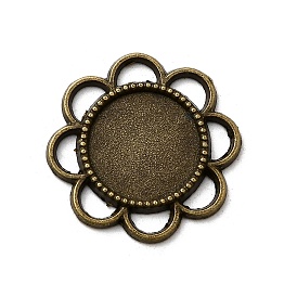 Цветочные параметры сплава кабошон, без кадмия, без никеля и без свинца