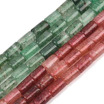 Природного кварца клубники нитей бисера, колонка