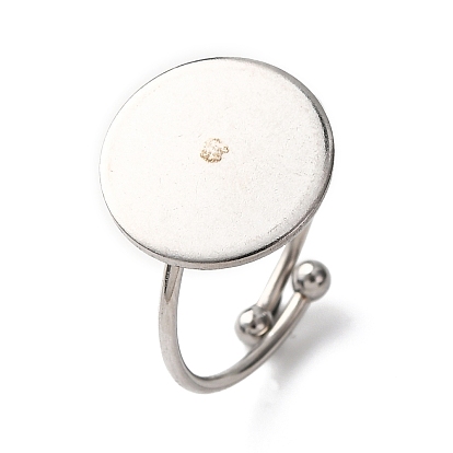 304 компоненты манжетного кольца из нержавеющей стали, простые настройки кольца пэда, плоско-круглые