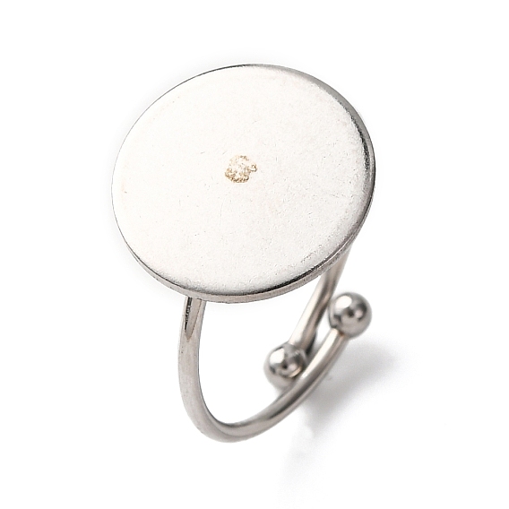 304 компоненты манжетного кольца из нержавеющей стали, простые настройки кольца пэда, плоско-круглые