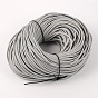 Cowhide Leather Cord, Leather Jewelry Cord, about 109.36 yards(100m)/bundle