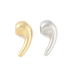 Rack Plating Brass Pendants, Long-Lasting Plated, Lead Free & Cadmium Free, Bud