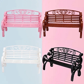 Мини-парковое кресло, аксессуары для кукольного домика с микро-ландшафтом, притворяясь опорными украшениями