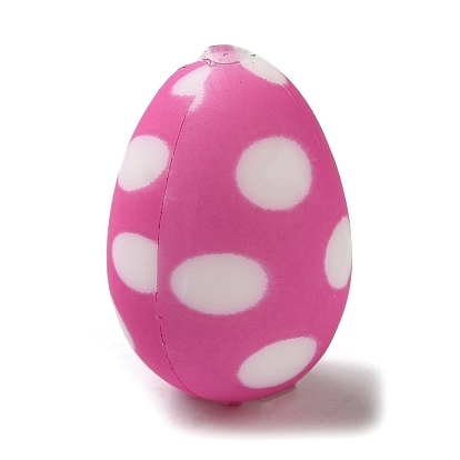 Easter Egg Silicone Focal Beads, Chewing Beads For Teethers, DIY Nursing Necklaces Making