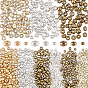 9 Style Glass Seed Beads, Metallic Colours Style, Round