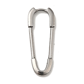 304 Stainless Steel Linking Rings, Safety Pin Shape