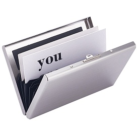 Gorgecraft Stainless Steel Business Card Holder, Business Card Case, Rectangle