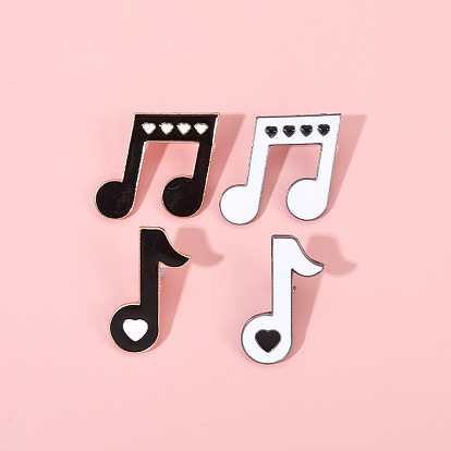 Music Not Enamel Pin, Alloy Badge for Backpack Clothes