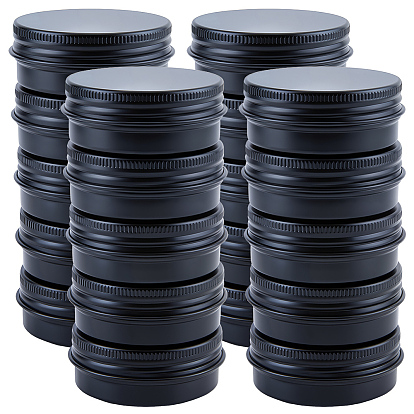 Круглые алюминиевые жестяные банки, алюминиевая банка, контейнеры для хранения косметики, свечи, конфеты, с винтовой крышкой