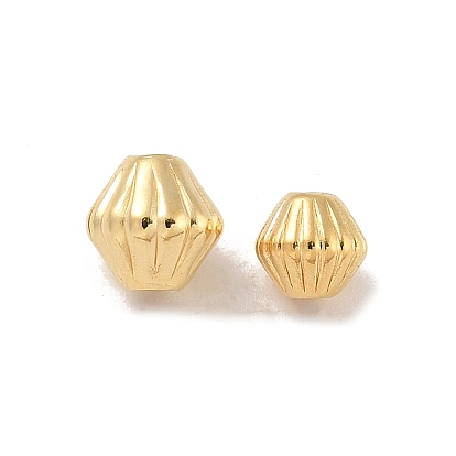 Латунные бусины, без кадмия, без никеля и без свинца, двухконусные