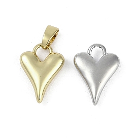 Латунные подвески, без кадмия, без никеля и без свинца, с целью перехода в кольце, сердце прелести