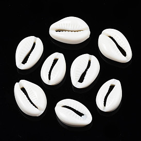 Opaque Acrylic Beads,
 No Hole, Shell