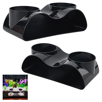 Пластиковый аквариумный туннель под землей, для ландшафтного дизайна аквариумов, прямоугольные