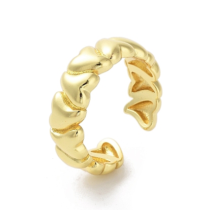 Brass Open Cuff Rings for Women
