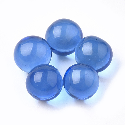 Resin Beads, No Hole/Undrilled, Round