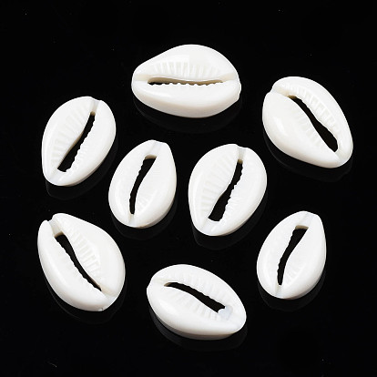 Opaque Acrylic Beads,
 No Hole, Shell