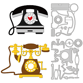 Углеродистая сталь разрезает трафареты, для diy scrapbooking, Фотоальбом, декоративная бумага для тиснения, цвет нержавеющей стали, телефонный шаблон