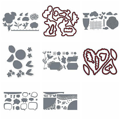 Carbon Steel Cutting Dies Stencils, for DIY Scrapbooking, Photo Album, Decorative Embossing Paper Card, Stainless Steel Color
