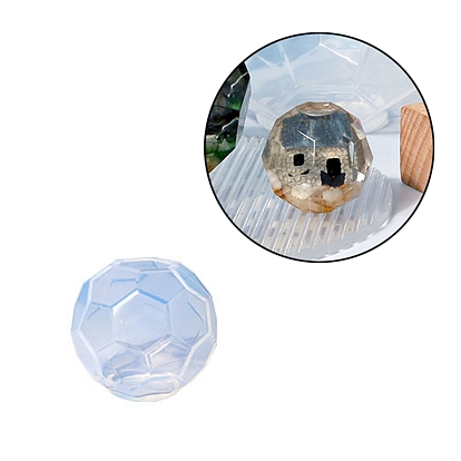 Diy граненый шар дисплей силиконовые формы, формы для литья смолы, для уф-смолы, изготовление изделий из эпоксидной смолы